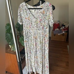 Floral maxi dress
